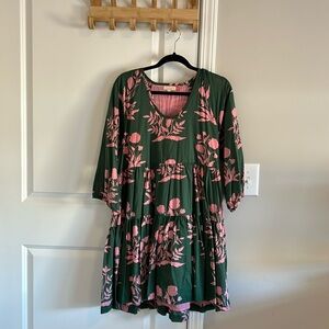 Pink Chicken Mom & Daughter dress (Mom Dress Only)